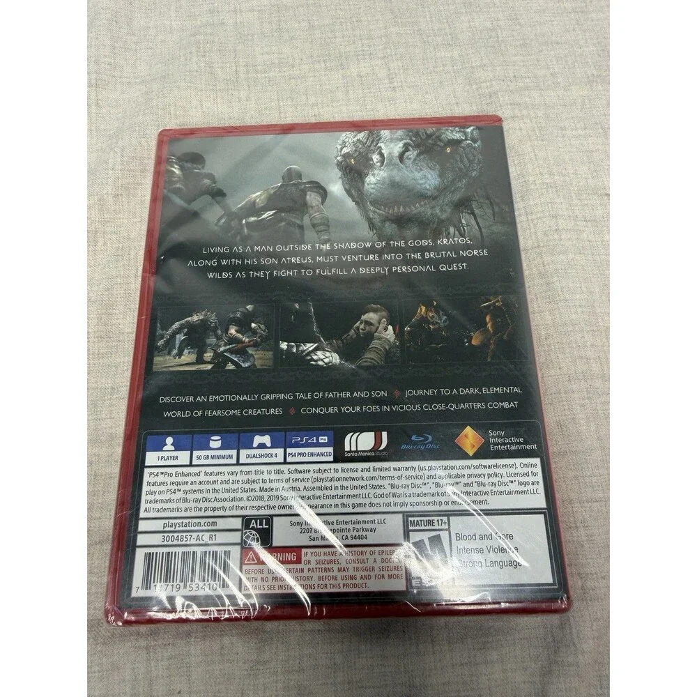 God Of War Hits (PlayStation 4, 2018) PS4 BRAND  NEW SEALED